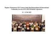 Magister Manajemen UPN Veteran Jatim Ikut Berpartisipasi di International  Community Services (ICS) 2025 Di Bantul Yogyakarta