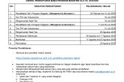 INFORMASI PENDAFTARAN PROGRAM MAGISTER MANAJEMEN TA. 2025/2026
